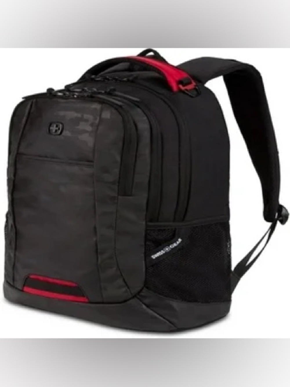 SWISSGEAR Cecil Laptop Backpack 27.3L, Fits 16-Inch Laptops, Black